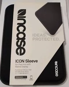 Incase ICON Sleeve with Tensaerlite for iPad mini 1 2 3 4 and 7.9" Devices Black - Picture 1 of 3