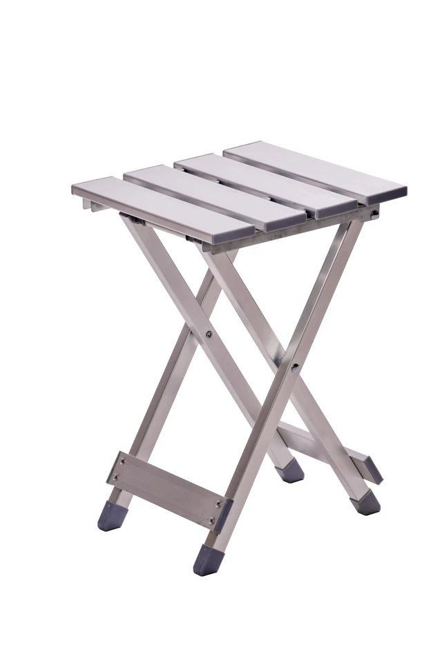 Alu Camping Hocker Stuhl klappbar stabil leicht - Bild 1 von 4