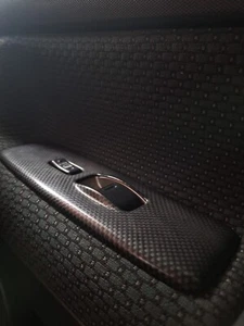 Scion XB BB Gen 1 Window Lock Bezel Carbon Fiber Release Series NCP31 NCP35 - Picture 1 of 9