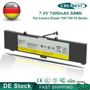 7,4V 2ICP5/57/128-2 L13N4P01 L13M4P02 Akku Für Lenovo Y50-80 Y70-70 Y50-70AM-IFI - Bild 1 von 12