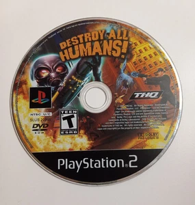 Destroy All Humans (Sony PlayStation 2, PS2 - 2005) SOLO DISCO - Imagen 1 de 1