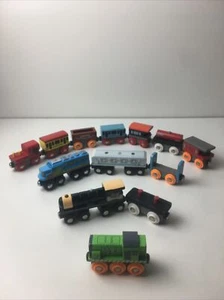 Mixed 13 Piece Lot Of Maison Joseph Battat Trains And Obrium Trains Magnetic - Picture 1 of 10