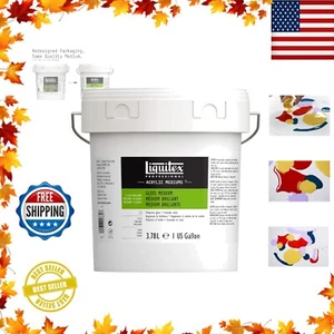 Acrylic Gloss Medium 128 oz - High-Quality Fluid for Color Mixing & Effects - Picture 1 of 8