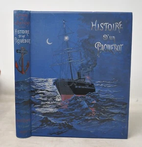 Histoire d’un paquebot marine Tillier Bonnetain Quantin  1889 - Bild 1 von 8