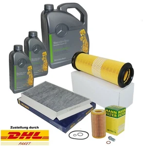 Filterkit Mercedes C-Klasse W/S203 C200 C220 CDI mit 7L ORIGINAL 229.51 5W30 - Bild 1 von 1