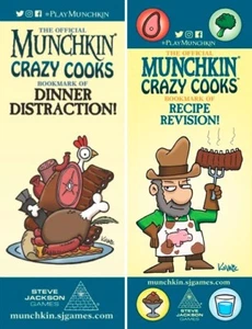 Juego de marcadores Munchkin Crazy Cooks revisión de recetas de distracción de cena - Imagen 1 de 3