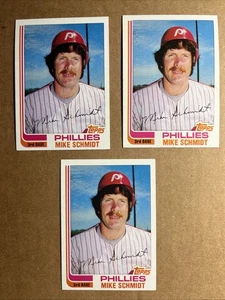 (3) 1982 Topps #100 Mike Schmidt Phillies HOF - Bild 1 von 2