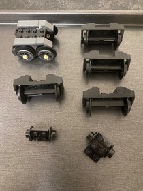 LEGO Lot of 7 Train Track Wheels, holders & More, see listing.
