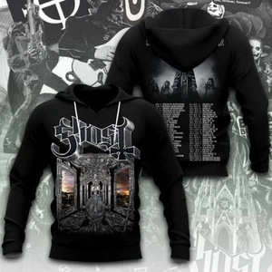 Full Size HOt HOt New Ghost Band 3D Hoodie New New - Picture 1 of 5