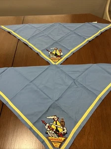 2 Vintage Milanakawa 101 Boy Scout Neckerchiefs - Picture 1 of 4