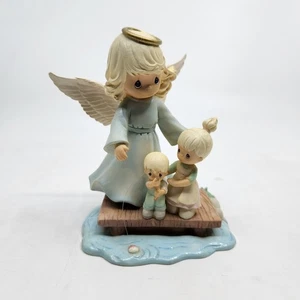 2004 Precious Moments Angels Harbor Us Every Day Guardian Angel Enesco No Box - Picture 1 of 11