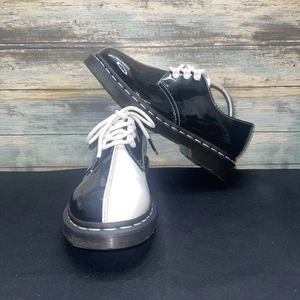 Doc Martens 1461 Tokyo US Gr. 7 Herren/8 Damen schwarz weiß Lackleder - Bild 1 von 8