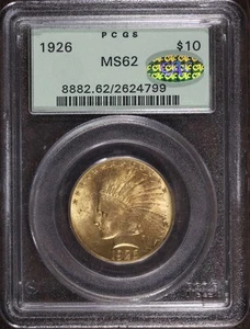1926 (MS62 CAC) Indian Head Gold Eagle $10 PCGS OGH - Picture 1 of 4