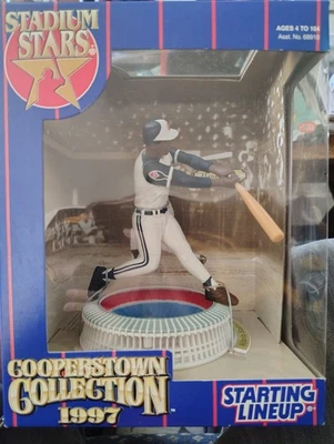 New Vintage 1997 Cooperstown Collection Hank Aaron Starting Lineup Atlanta Brave - Image 1 of 2