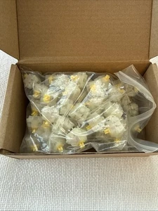 Gateron Milky Yellow Linear Mechanical Keyboard Switches (90 pcs) - Picture 1 of 5