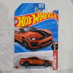 Hot Wheels 2020 Ford Mustang Shelby GT500 Mustang 60 Orange #73/250 (2/5) - Picture 1 of 4
