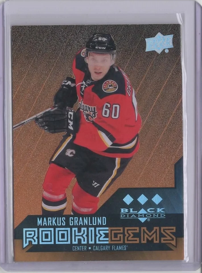 2014-15 Black Diamond Orange #182 Markus Granlund - Image 1 of 2