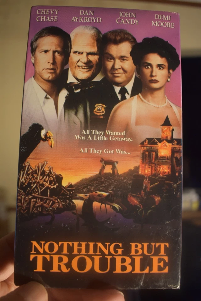 Nothing But Trouble VHS 1998 Dan Aykroyd Chevy Chase John Candy BRAND NEW - Image 1 of 3