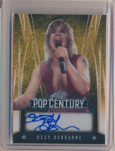 Leaf Pop Century Ozzy Osbourne Gold Shimmer Auto #1/1 2025 - Imagen 1 de 2