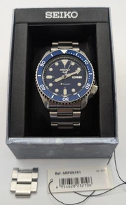 Seiko 5 Sports blaues Zifferblatt Herrenuhr - SRPD51K1 - Full Set + Rechnung - Bild 1 von 10