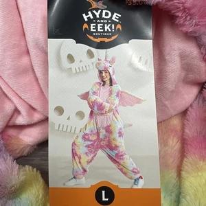 Hide And Eek Unicorn Costume Adult Size Large Halloween - Picture 1 of 12