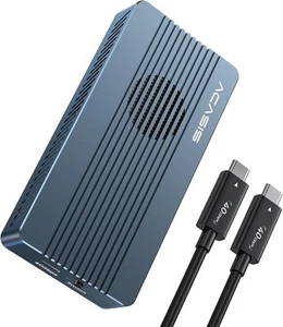 Acasis 40Gbps SSD Enclosure, Thunderbolt 4 Cable 3 FT - Photo 1/2