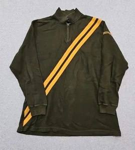 Vtg Polo Jeans Co Ralph Lauren Mens Rugby Shirt Long Sleeve Sz XL Green Stripe  - Picture 1 of 9