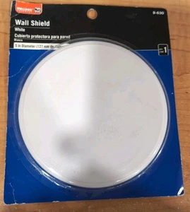 Protector de pared perilla de puerta redonda palo en tapón placa protector de pared 5" diámetro - Imagen 1 de 3