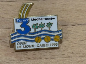 PINS PIN MEDIA TV FRANCE 3 OPEN TENNIS MONTE CARLO 1993  ARTHUS BERTRAND - Picture 1 of 1