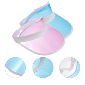  2 Pezzi Cappello Donna Spiaggia Tesa Larga Vacanze Tesa Larga Cappelli Donna con - Foto 1 di 12