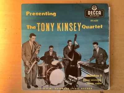 Tony Kinsey Quartet Presenting No 2 UK EP Decca Modern Jazz Post Bop Ronnie Ross Foto 1 de 4