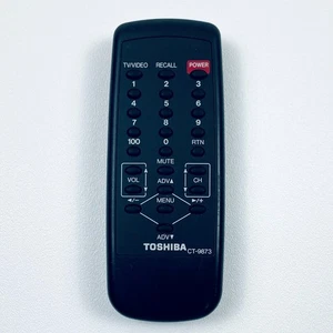 TOSHIBA CT-9873 TELECOMANDO ORIGINALE OEM TV 14D60 14G60 20D60 20D75S 20G60 - Foto 1 di 4