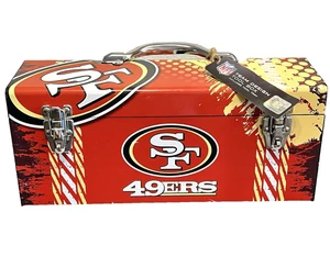NFL San Francisco 49ers Toolbox W/Removable Tray - Picture 1 of 12