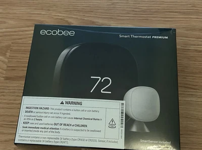 Ecobee Smart Thermostat Premium EBSTATE601 New in Sealed Box - Image 1 of 3