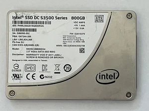 Intel SSD DC S3500 2,5" 80GB 12GB 160GB 300GB 480GB 600GB 800GB SATA 6Gb/s - Bild 1 von 9