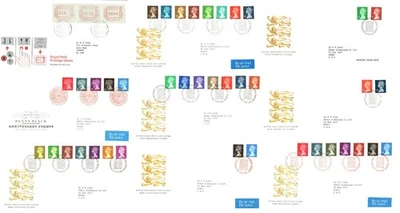 FDC 1980 - 1900's GB Definitive First Day Covers - Image 1 of 4