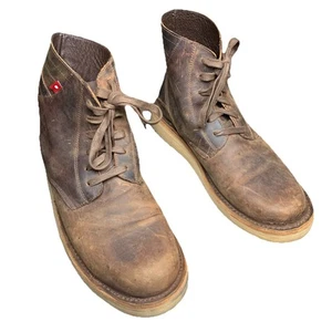 Oliberte Men’s Boots Brown Leather Upper Rubber Sole Size 43 - Picture 1 of 10