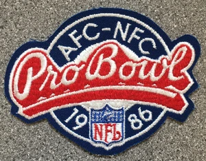 1986 PRO BOWL OFFICIAL NFL FOOTBALL PATCH WILLABEE WARD LOOSE NO CARD - Picture 1 of 3