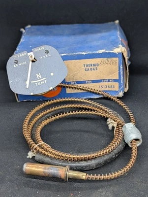 NOS  1953 BUICK SPECIAL MODEL 45 47 TEMPERATURE INDICATOR DASH GAUGE 1512688 - Image 1 of 4