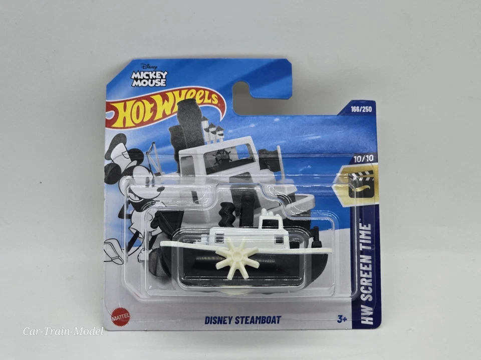 Disney Steamboat - HW Screen Time 10/10 HOT WHEELS 1:64 1/64 - Immagine 1 di 1