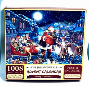 The Jigsaw Puzzle *ADVENT CALENDER CHRISTMAS PUZZLE* 42 PIECES PER DAY + POSTER - Picture 1 of 7