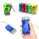 New LED Hand Pressing Torch Outdoor Camping Dynamo Lamp Light Flashlight