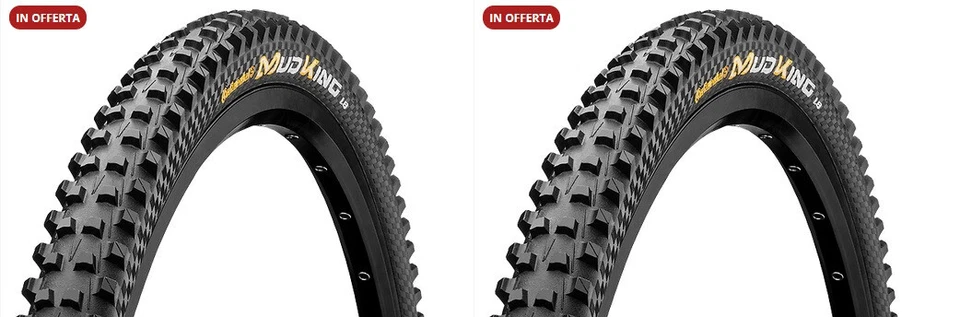COPERTONI 29 X 1.80 MUD KING CONTINENTAL ANTIFORATURA X BICICLETTA MTB - Immagine 1 di 1