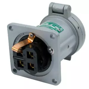 ADR1034 - Appleton - 100 Amp 600V 4 Pole 3 Wire Powertite Series Pin & Sleeve Re - Picture 1 of 2