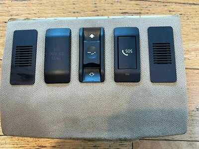 BMW 530i 2005 panel de interruptores superior interior bronceado 5114-7 037 685 ~ B60 Foto 1 de 3