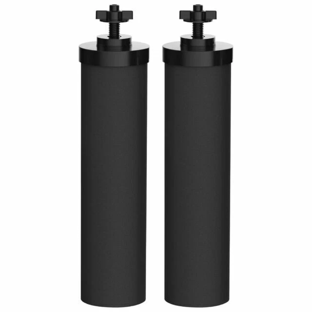 AquaCrest BB9-2 Water Filter Replacement for Berkey Black Purification Elements - Pack of 2