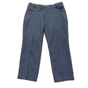 Vintage 70's Haband FIT-FOREVER MoD Blue Heather DISCO Pants BELL BOTTOMS Golf T - Picture 1 of 8