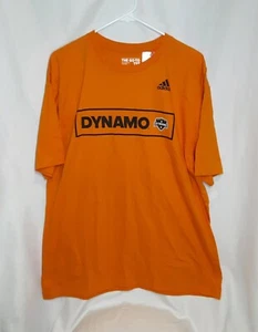 Adidas Houston Dynamo FC MLS Soccer T-Shirt Men's XL - NEW - D4 - Picture 1 of 4