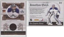 2010-11 Panini Crown Royale Heirs to the Throne Material /250 Jonathan Quick #JQ