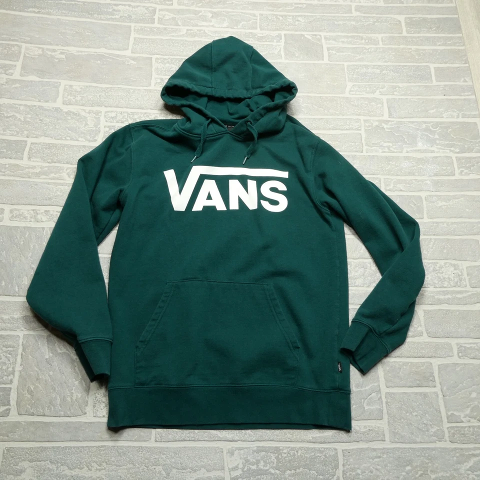 DE COLECCIÓN Vans Sudadera con Capucha Adulto Pequeña Verde Polar Sudadera con Capucha Patinador Grunge Foto 1 de 4